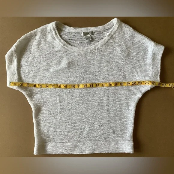 WD.NY Open Knit Short Sleeve Sweater​ - Picture 3 of 4